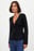 Gestrickte Strickjacke mit überlappendem Schnitt