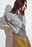 Knitted Oversized Check Sweater