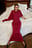 Knitted Poncho Midi Dress