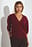 Knitted Puff Sleeve Wool Blend Cardigan