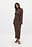 Knitted Round Neck Frill Maxi Dress