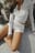 Knitted Scallop Edge Shorts