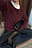 Knitted Seam Detail Wool Blend Sweater