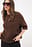 kurzärmeliger Strickpullover