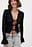 Knitted Tie Detail Ribbed Top