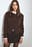 Knitted Wool Blend Flounce Cardigan