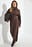 Knitted Wool Blend Sculptural Midi Dress