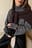 Knitted Wool Blend Seam Detail Sweater