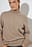 Knitted Wool Blend Seam Detail Sweater