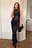 Maxikleid mit Spitzendetail