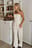 Hose mit mittlerer Taille aus Leinenmischung