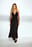 Linen Blend Strap Midi Dress