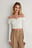Smocked Off Shoulder Top