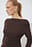 Long Sleeve Draped Jersey Top
