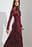 Long Sleeve Open Back Maxi Dress