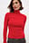 Long Sleeve Turtleneck Ribbed Knitted Top
