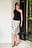 Low Waist Knee Length Skirt