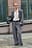 Mid Waist Wide Leg Structured Pants