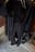 Straight Leg Mid Waist Suit Pants