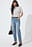 Jean mom à taille haute