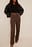 Front Detailed Tie Suit Pants