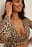 Wrap Trumpet Sleeve Mesh Top