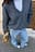 Oversize-Strickpullover mit Kragen