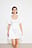 Puff Sleeve Ruched Detail Mini Dress