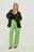 Asymmetric Closure Wide Leg Jeans