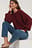 Balloon Sleeve Round Neck Sweater