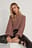 Balloon Sleeve Round Neck Sweater