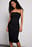 Bandeau-Midikleid