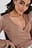 Bell Sleeve Wrap Tie Blouse