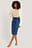 Belted Midi Denim Skirt