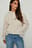Oversized geborstelde hoodie