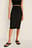 Button Detail Rib Skirt
