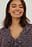 Volant-Bluse mit einem Chiffon