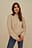 Grobmaschiger Zopfstrickpullover