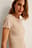 Recycled ribbad kontrast topp