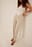 Hoch geschnittene Crop-Hose mit Nahtdetail