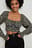 Croppad LS-blus i bomull