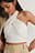 Top de escote halter en cruz