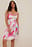 Crystal Detail Satin Mini Dress