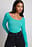 Dyb rundhalset ribtop