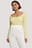 Deep Round Neck Ribbed Top
