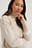 Sleeve Detail High Neck Sweater