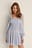 Froncée Robe Mini Dobby