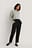 Elastic Waist Pinstriped Pants