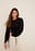 Feiner Strickpullover mit Kordelzug