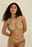 Flower Detailed Mesh Bra